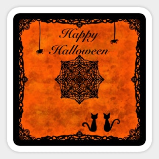 Halloween Mandala Sticker